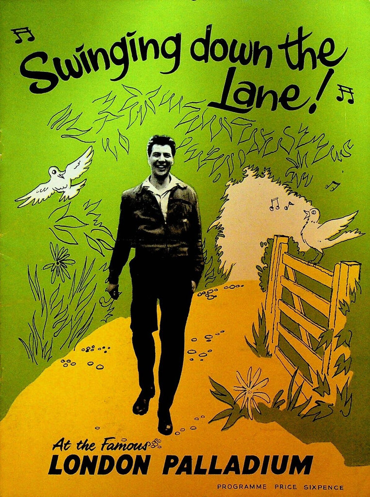 Swinging Down the Lane Playbill Max Bygraves 1959 London Palladium