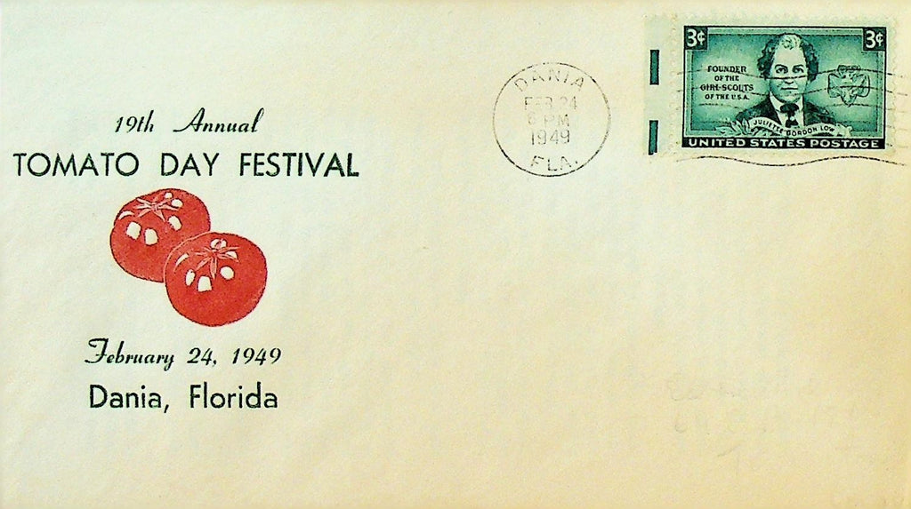 Dania Florida 19th Annual Tomato Day Festival Cover 19490