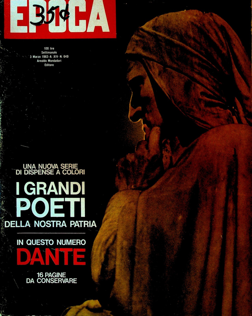 Epoca Magazine March 3 1963 John F Kennedy Dante Barbara Steel Fellini0