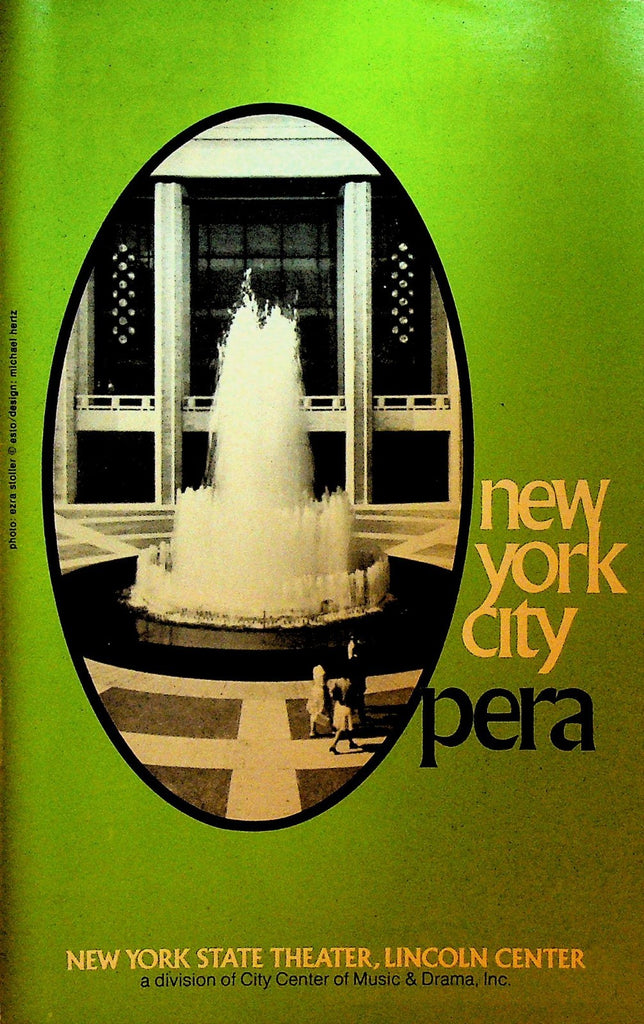 Salome New York City Opera Playbill April 22 1975 Maralin Niska0