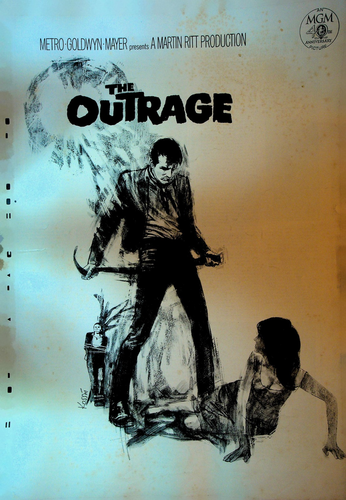 The Outrage Exhibitor's Campaign Book from MGM Movie Paul Newman 19640