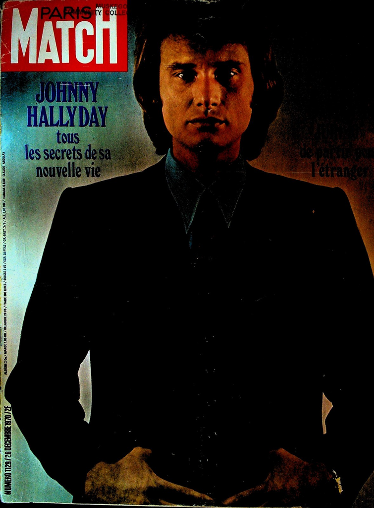 Paris Match December 26 1970 Johnny Hallyday Stokely Carmichael Mao Tse-Tung0