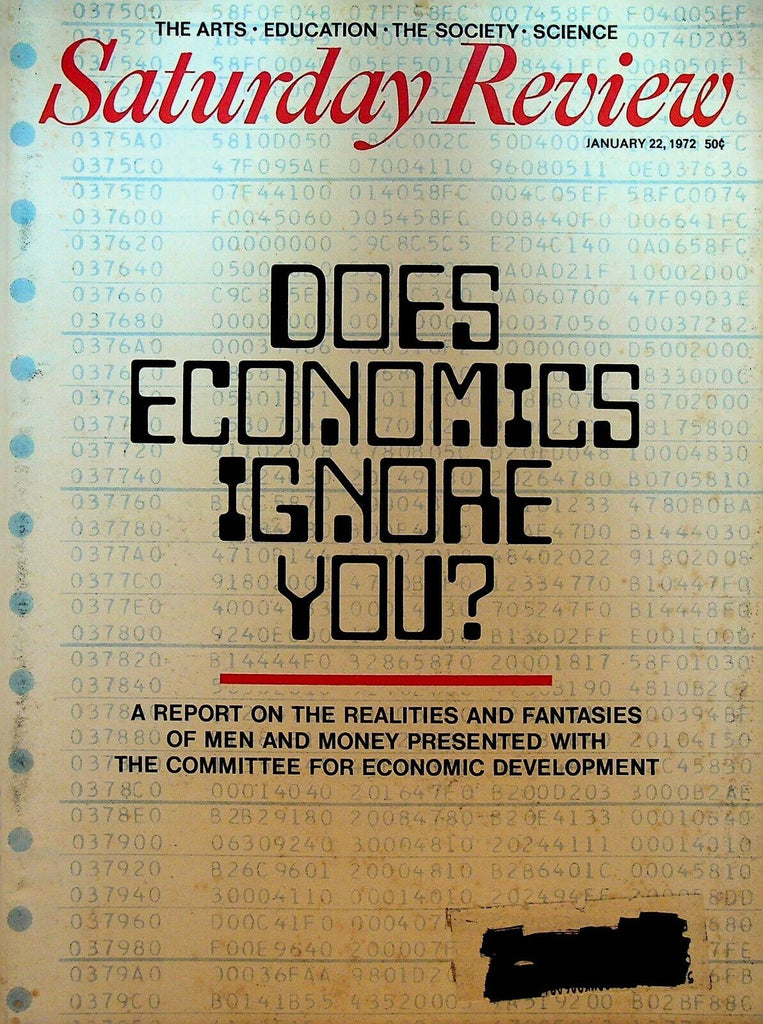 Saturday Review Magazine January 22 1972 Amtrak HI Romnes