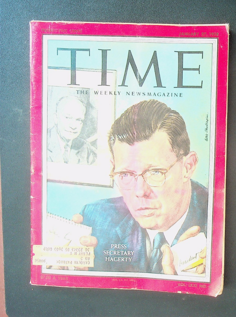 Time Magazine January 27 1958 James Hagerty Billy Graham Shirley Temple0