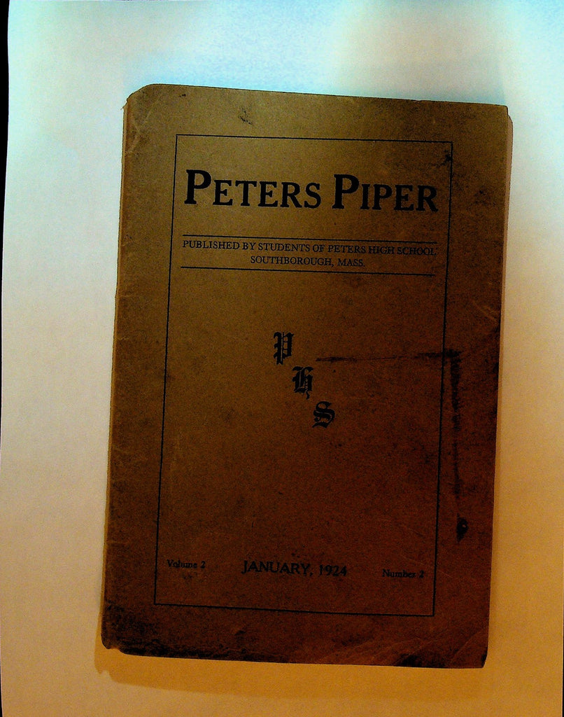 Peters Piper Peters High School Southborough Mass Student Magazine January 19240