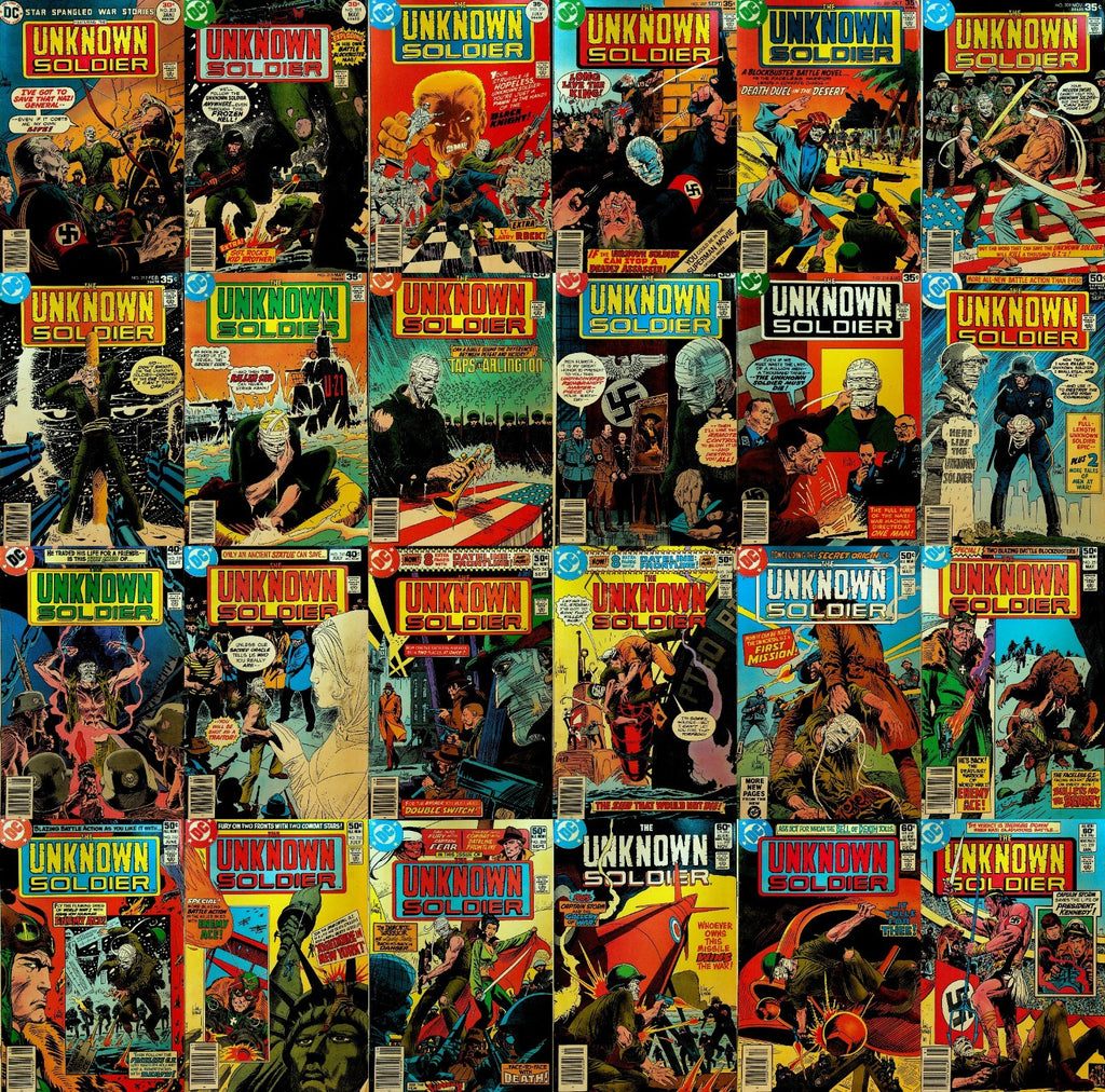 The Unknown Soldier DC Comics Military Lot of 24 Different Joe Kubert0