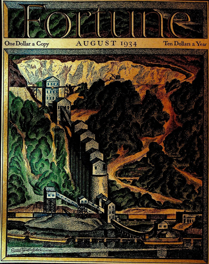 Fortune August 1934 The New Yorker John Dillinger Al Capone Jack Legs Diamond