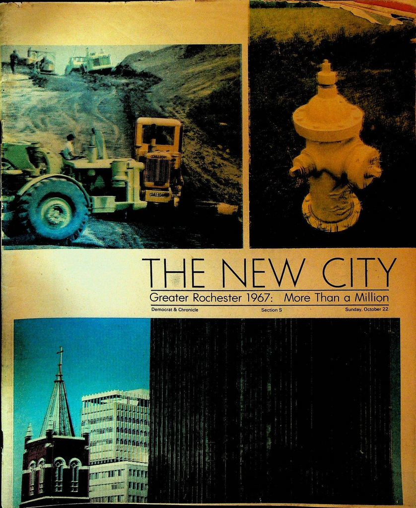 Rochester NY The New City October 22 1967 Newspaper Supplement w Local Ads