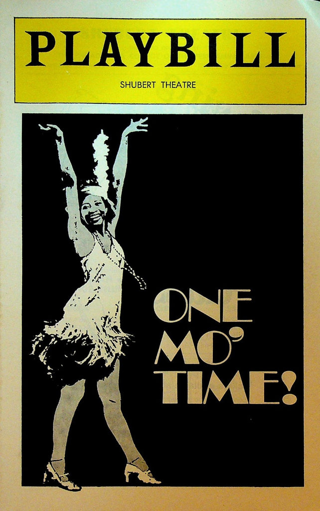 One Mo' Time! Playbill 1980 Vernel Bagneris Jackee Harry Jabbo Smith0