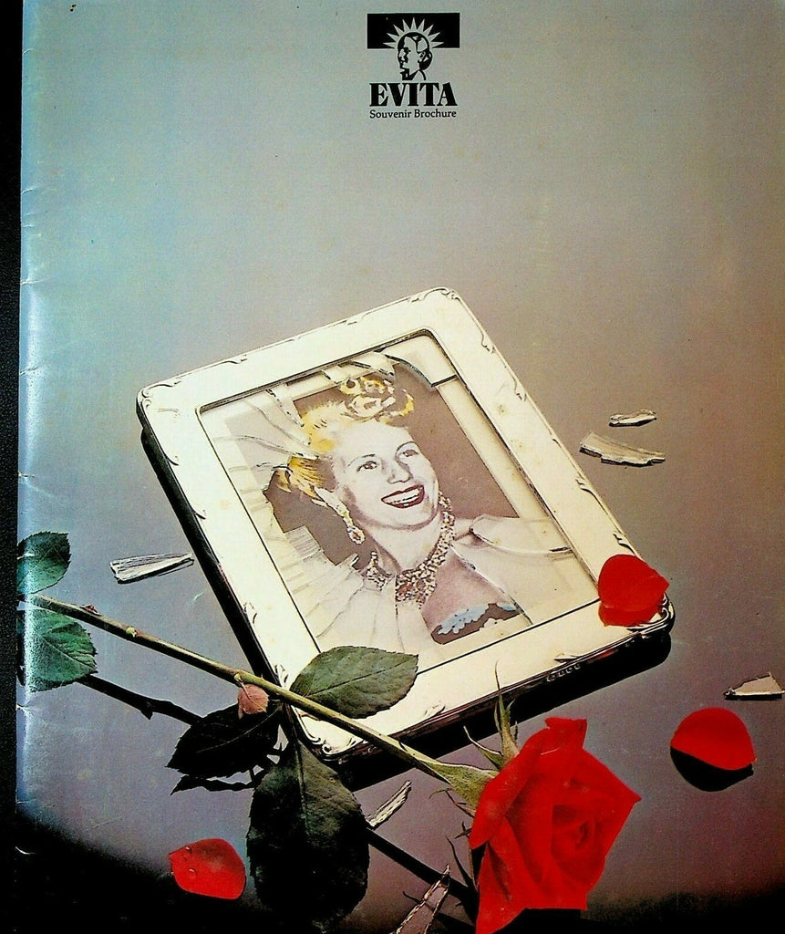 Evita Souvenir Brochure Program May 5 1980 Marti Webb Mark Ryan John Turner0