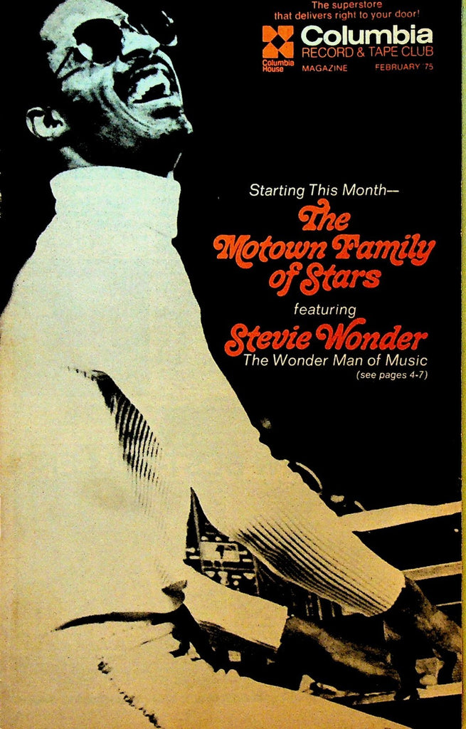 Columbia Record & Tape Club Catalog February 1975 Stevie Wonder Barbra Streisand0