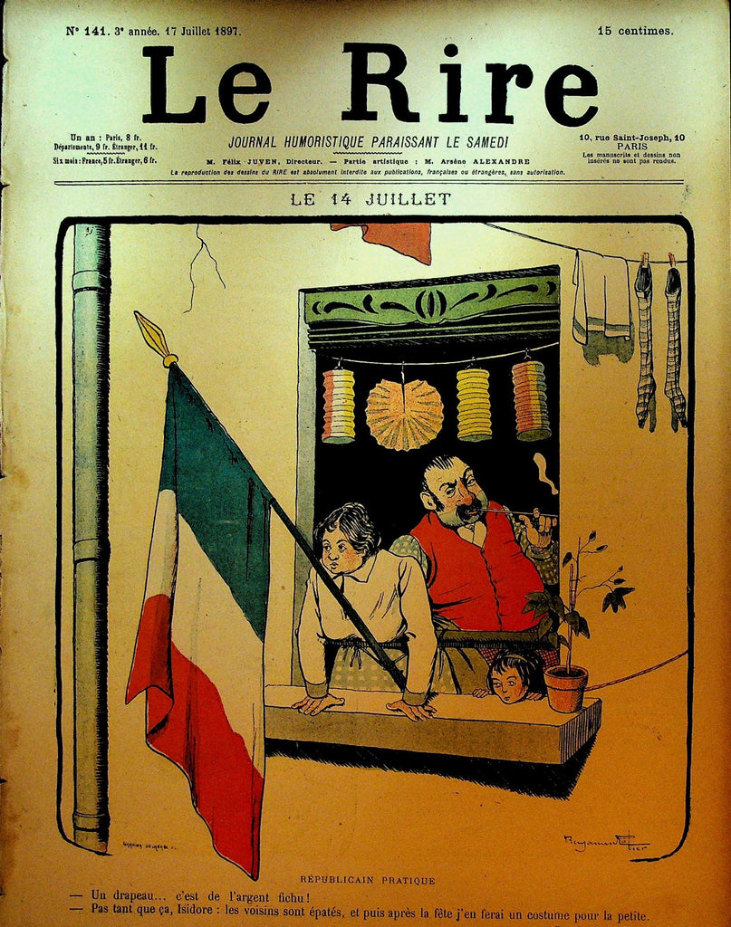 La Rire French Humor Magazine 141 July 17 18970
