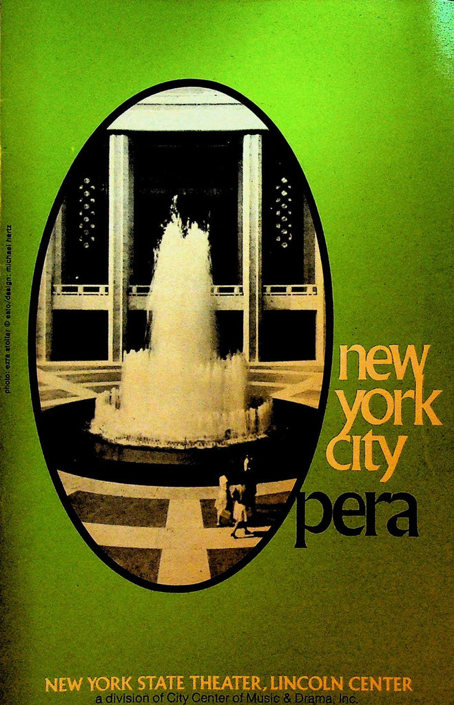 Idomeneo New York City Opera Playbill March 27 1975 Joseph Blanton0