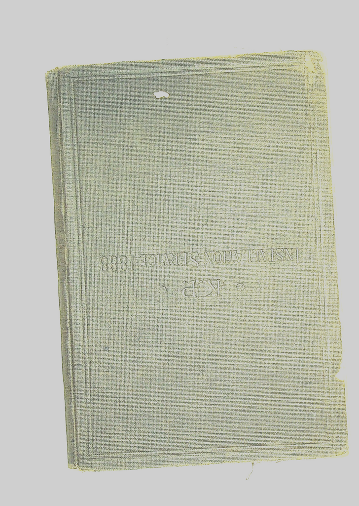Knights of Pythias Subordinate Lodges Installation Service Book 18880