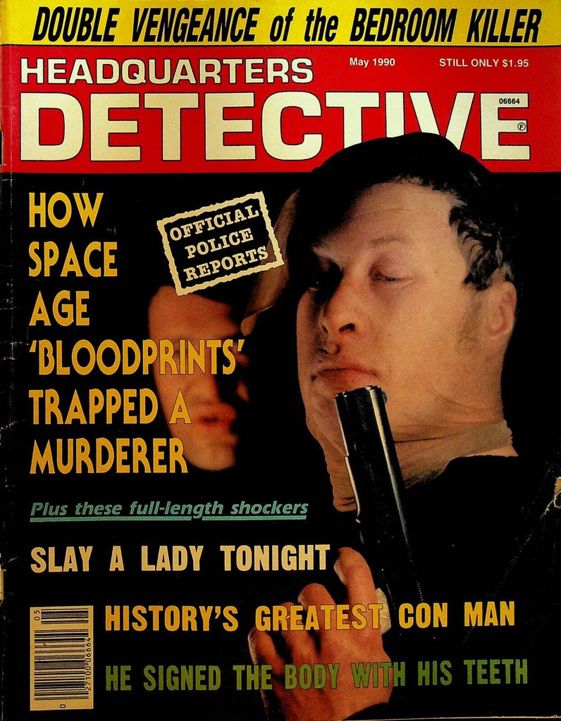 Headquarters Detective Magazine May 1990 Arthur Reis Noelle Sardelli