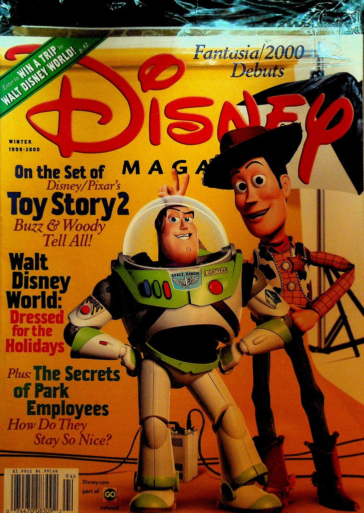Disney Magazine Winner 1999 Sealed Toy Story 2 Walt Disney World Fantasia 20000