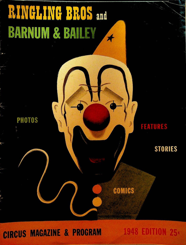 Ringling Brothers & Barnum & Bailey Circus Magazine & Program 1948 Bing Crosby