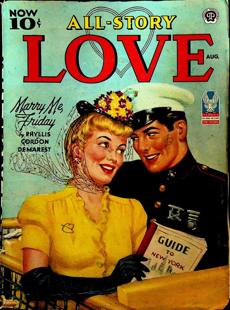All Story Love Pulp August 1944 Phyllis Gordon Demarest Dorothy Dow0