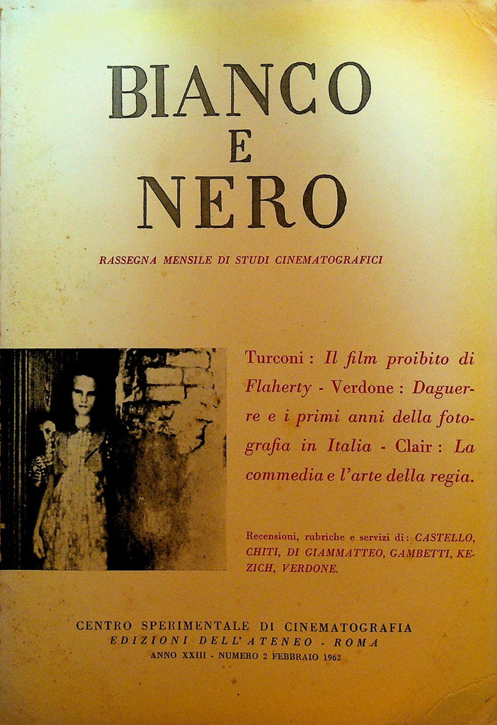 Bianco e Nero Magazine February 1962 The Comancheros A Thunder of Drums0