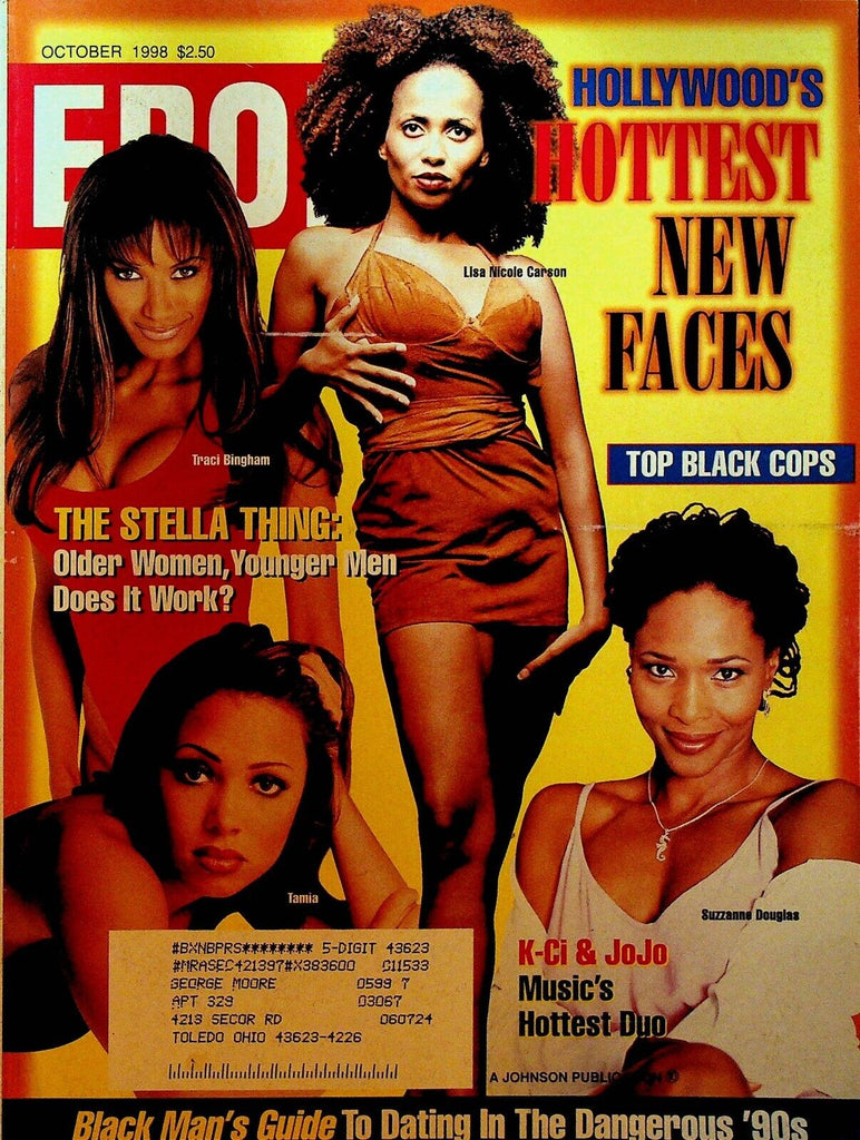 Ebony Magazine October 1998 K-Ci & JoJo Kofi Annan Diahann Carroll Chuck Burris