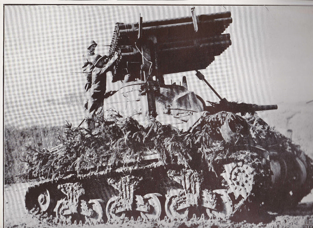Yanks Adjust Rocket Racks Before Attack  WWII Dispatch Photo News Service  0
