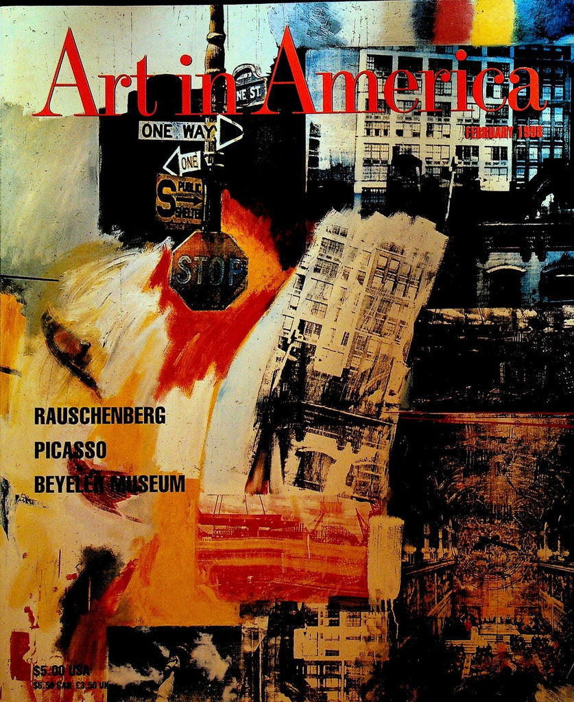 Art in America Magazine February 1998 Pablo Picasso Robert Rauschenberg0