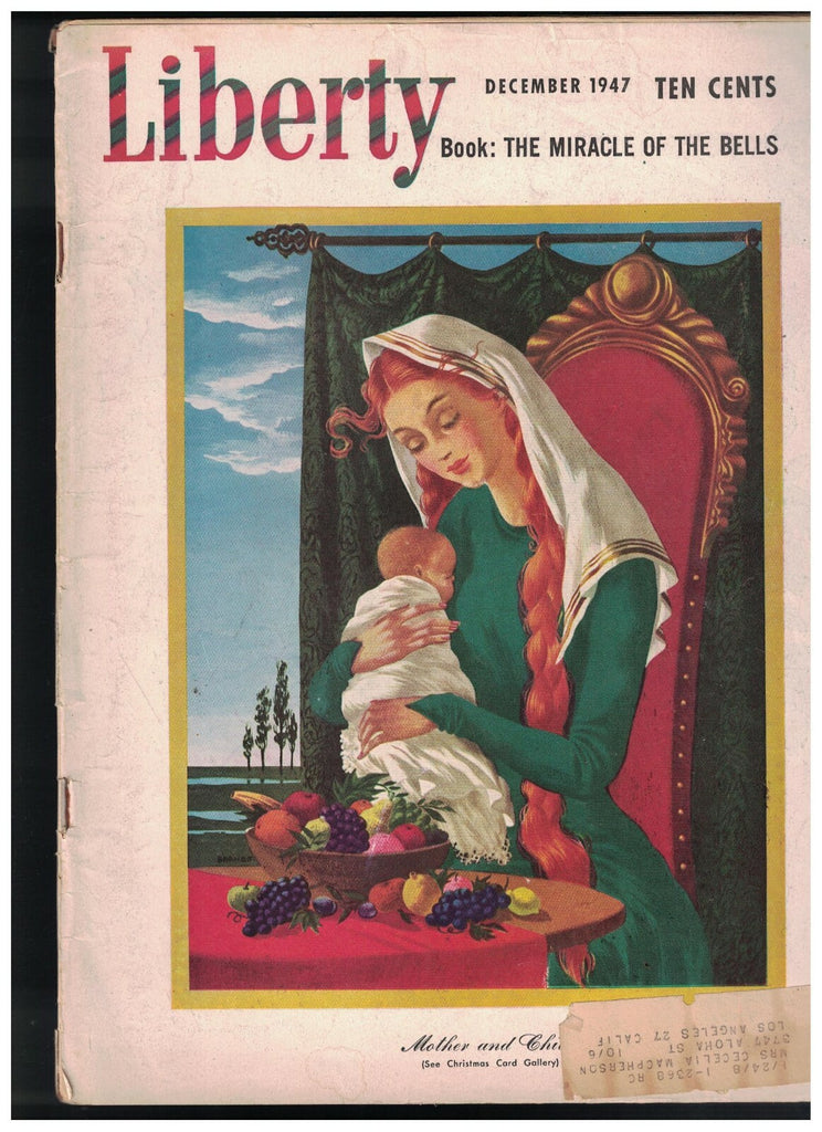 Liberty December 1947 Christmas Mark Hellinger Alida Valli Johnny Lujak0