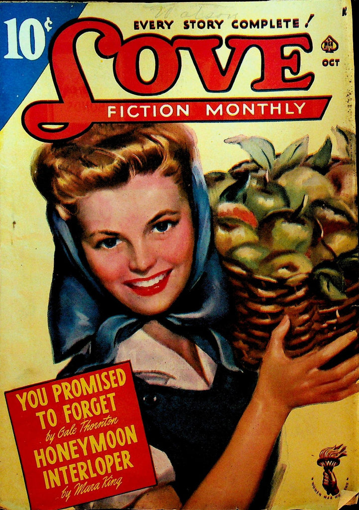 Love Fiction Magazine October 1943 Gale Thornton Mara King Frances Lake0