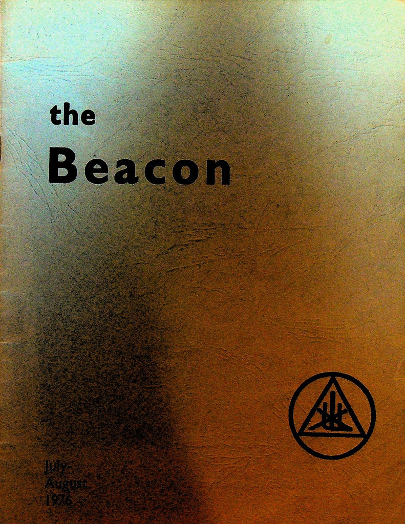 The Beacon July 1976 Esotericism Theosophical Benjamin Franklin0