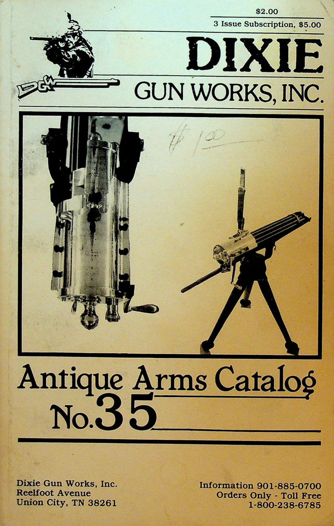 Dixie Gun Works Antique Arms Catalog 35 Fall 19880