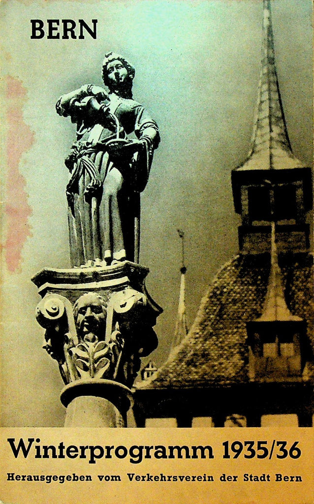Bern Switzerland Winter Program 1935 1936 Museums Theaters0