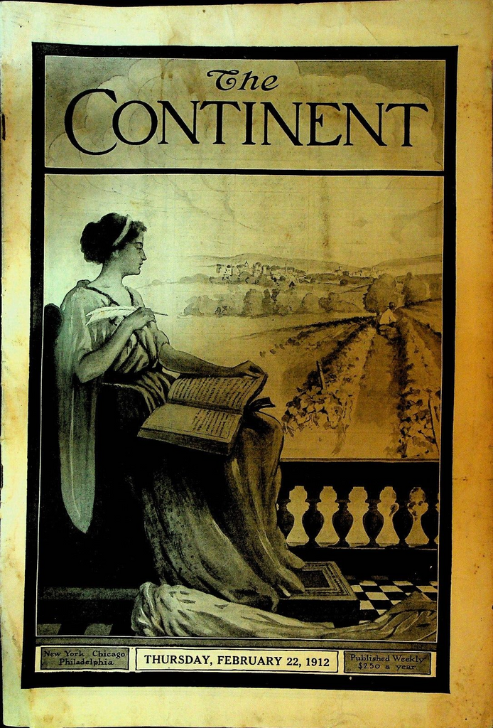 The Continent Magazine February 22 1912 Famine in China JH Jowett