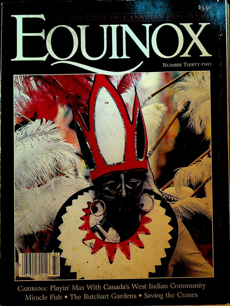 Equinox Magazine March 1987 Caribana Toronto Butchart Gardens George Archibald0