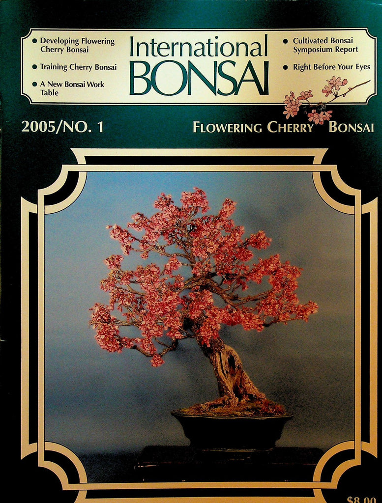 International Bonsai Magazine 2005 #1 Flowering Cherry Bonsai Takeyama Bonsai0