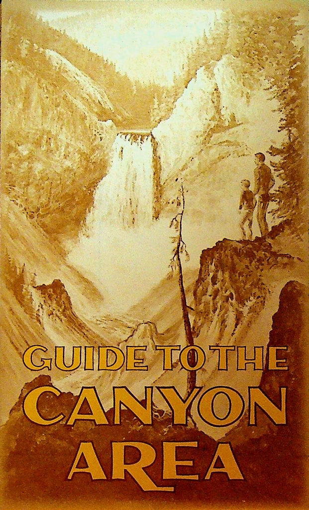 Guide to the Canyon Area 1967 Map Brochure Grand Canyon Yellowstone Park0