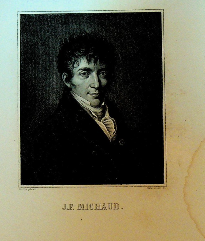 JF Joseph-François Michaud French Historian Print 1800s0