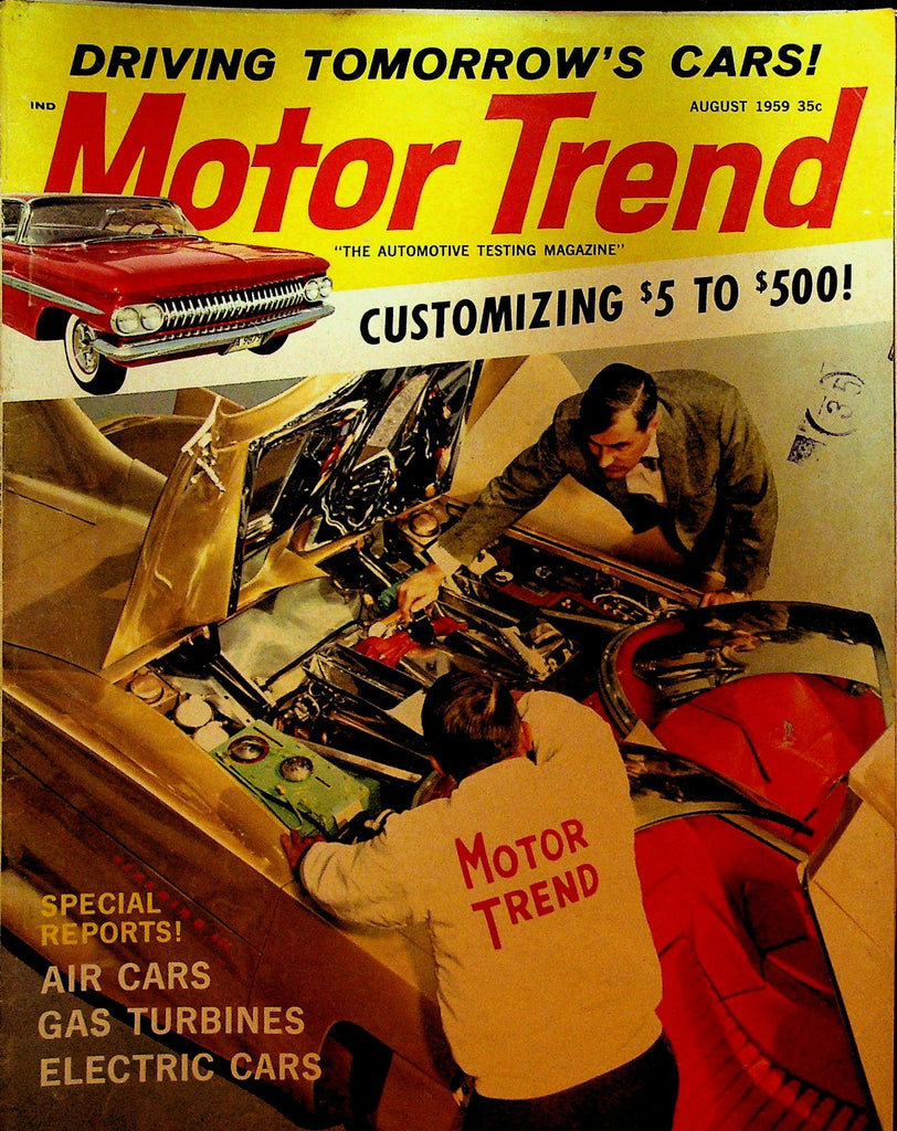 Motor Trend Magazine August 1959 Electric Cars Renault Caravelle0