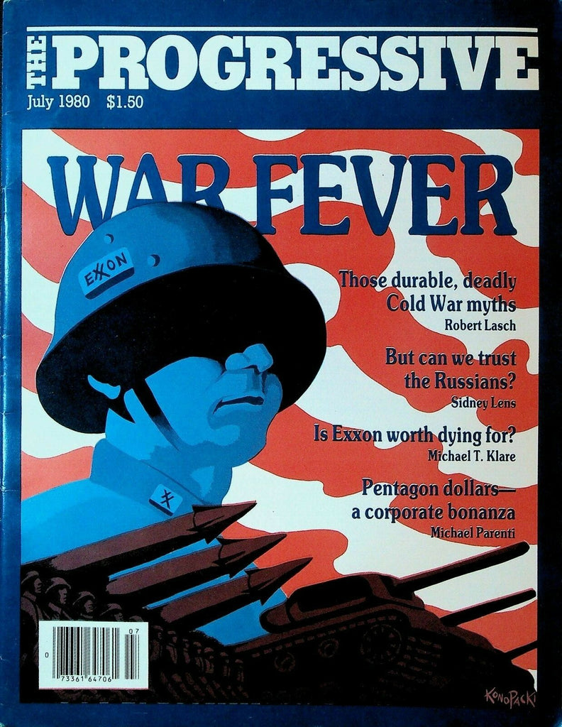 The Progressive Magazine July 1980 Cold War Russia Exxon South Bronx 0