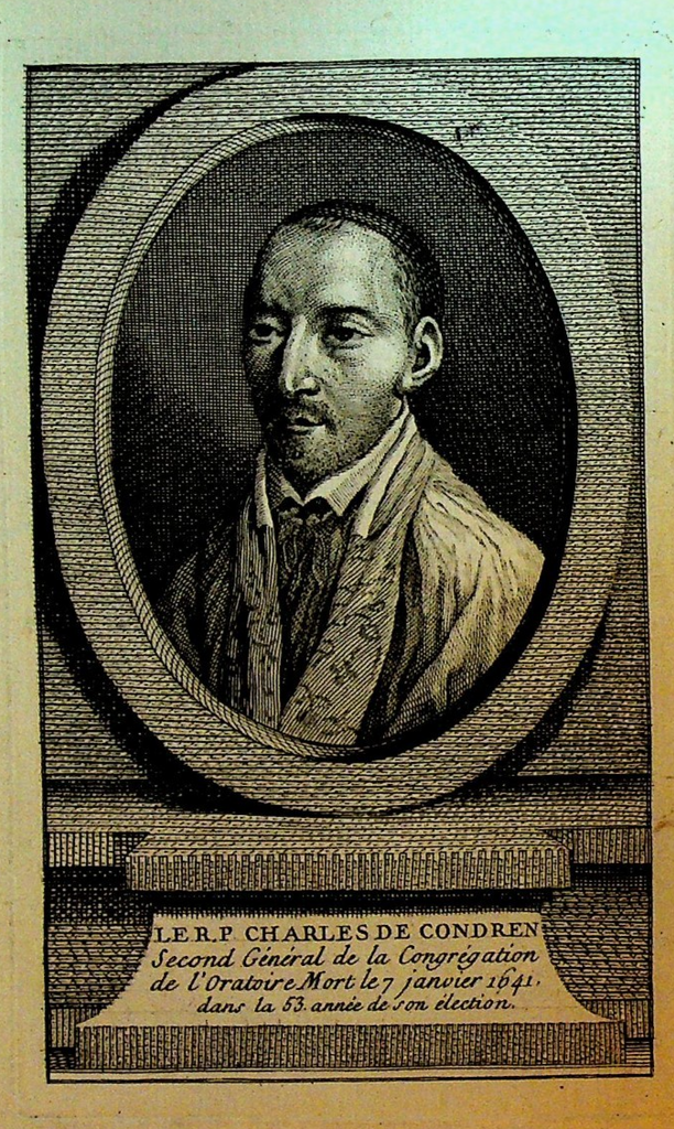 Charles de Condren Antique Print French Roman Catholic Priest & Mystic0