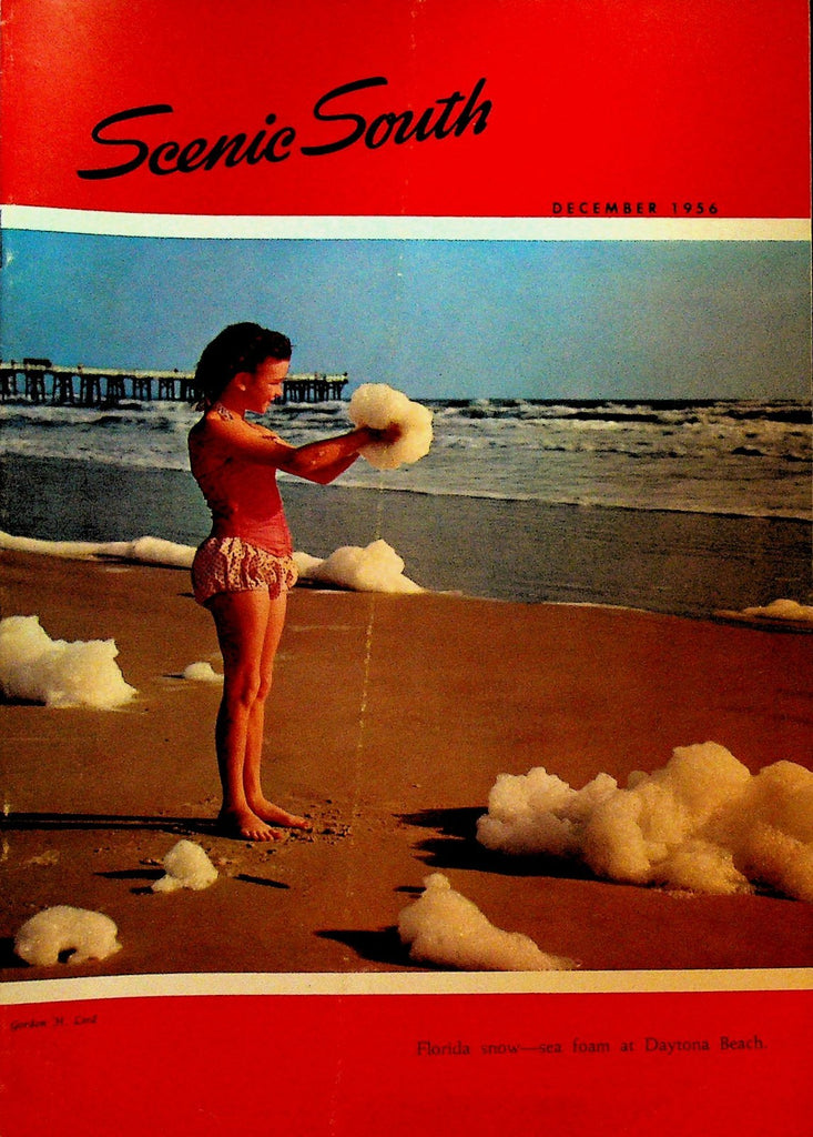 Scenic South Magazine December 1956 Standard Oil Daytona Beach Sea Foam Florida0