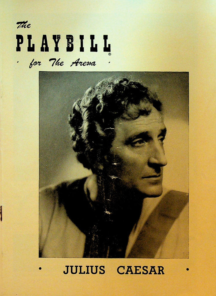 Julius Caesar Playbill July 3 1950 Basil Rathbone Alfred Ryder Horace Braham0