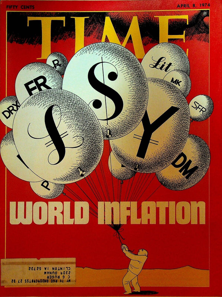 Time Magazine April 8 1974 Inflation Watergate Kent State Killings Jimmy Hoffa