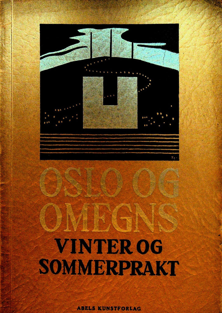 Oslo og Omegns Vinter og Sommerprakt Abels Kunstforlag Booklet ca 1940 Norway0