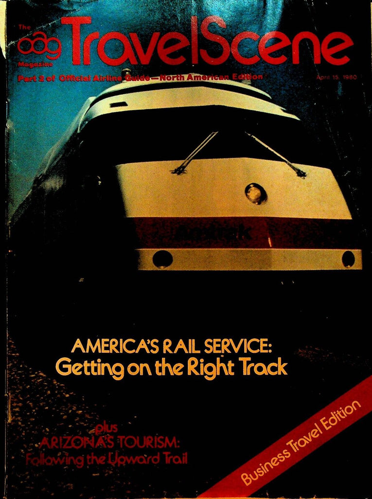 Travel Scene Magazine April 15 1980 Amtrak Hawaii