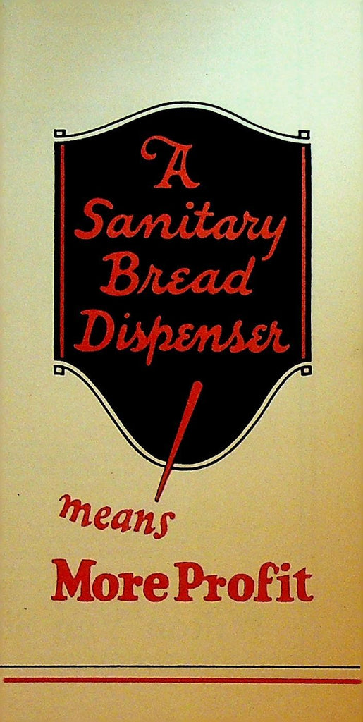 Wilton Van Sickle Co Lincoln Nebraska Brochure 1930s Sanitary Bread Dispenser0