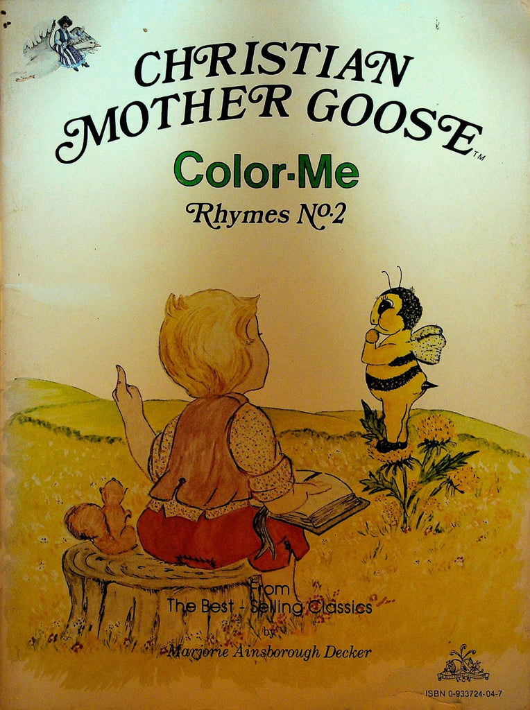 Christian Mother Goose Color-Me Rhymes #2 Marjorie Ainsborough Decker 19810