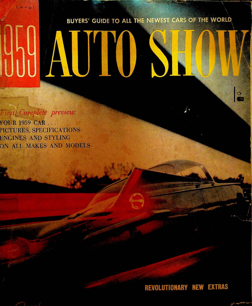Auto Show 1959 Magazine Ford Cadillac Chevy Dodge Edsel Pontiac Rambler0