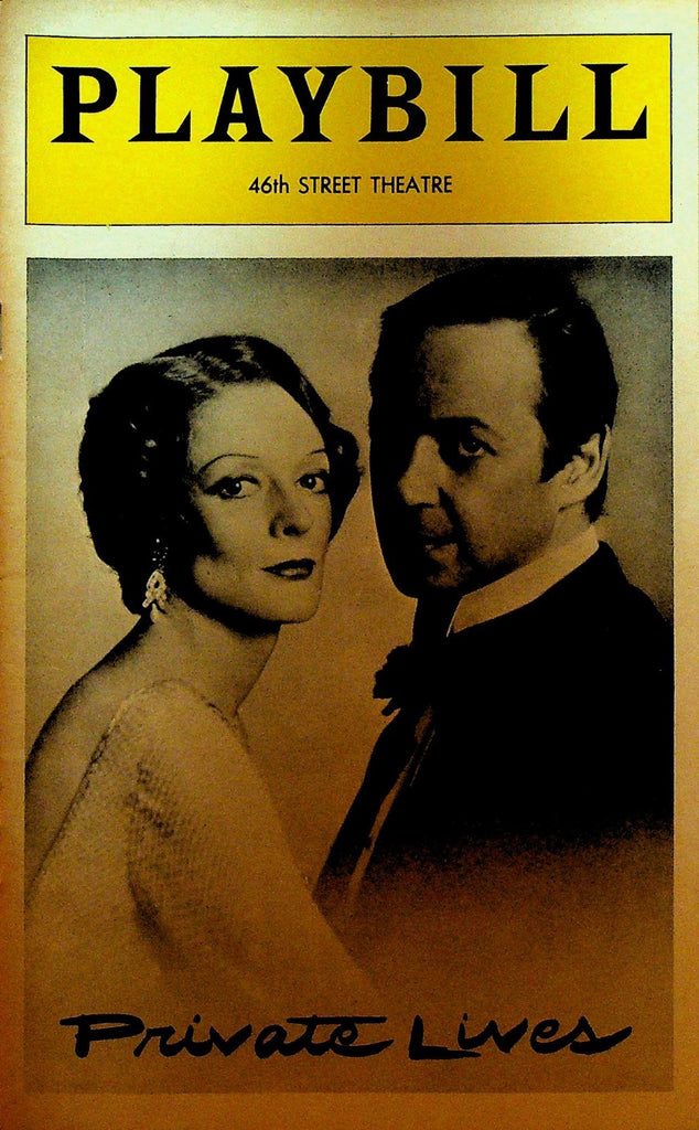 Private Lives Playbill 1975 Maggie Smith John Standing Remak Ramsay0