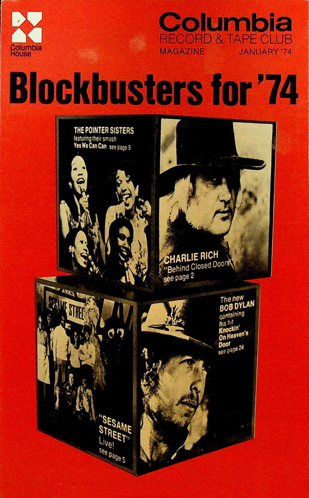 Columbia Record & Tape Club Catalog January 1974 Bob Dylan Sesame Street0