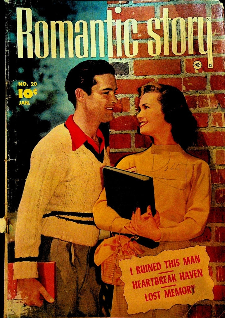 Romantic Story 20 Fawcett 1953 Golden Age Romance Comic0